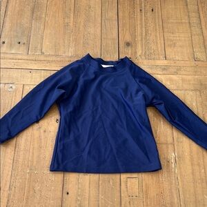Minnow Navy Blue Kids Long Sleeve rash guard 2T play condition